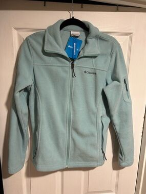 Columbia Kids Light Aqua Full-Zip Fleece Jacket